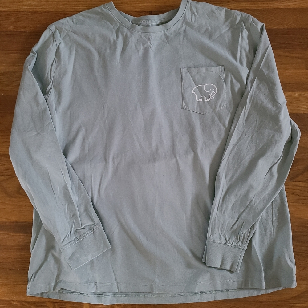 Ivory Ella Long Sleeve Seaform Green Tee Shirt Size XXL